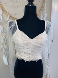 Pearl & Mesh Top