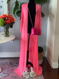 Long Sleeve Neon Mesh Cover Up