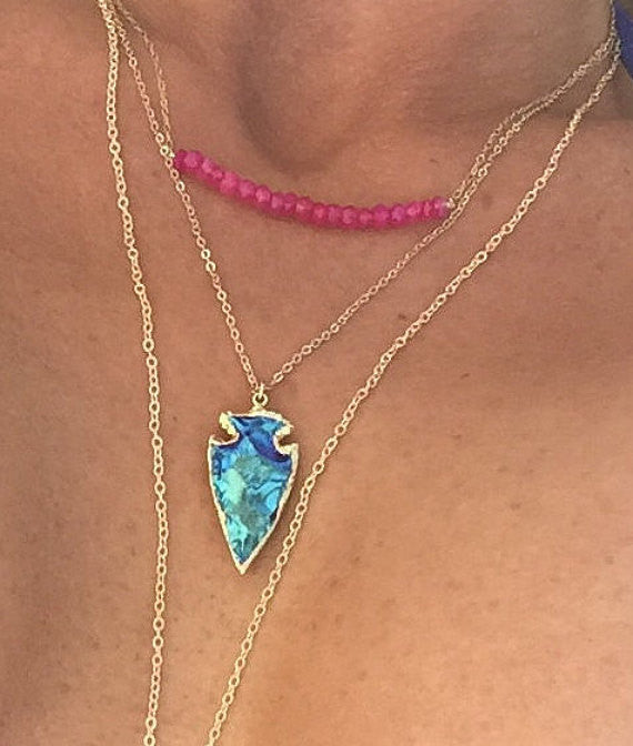 Mystic Titanium Arrowhead Necklace – Raine