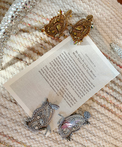 Gold / Silver Beaded Butterflies