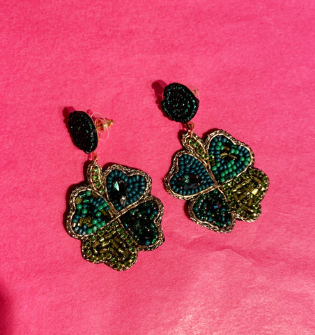 Four Leaf Clover Earrings