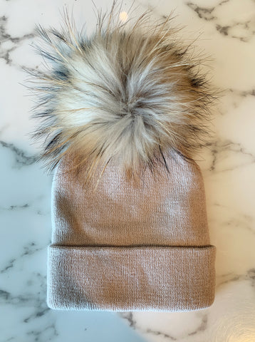 Mini Nude Beanie (Double & Single)