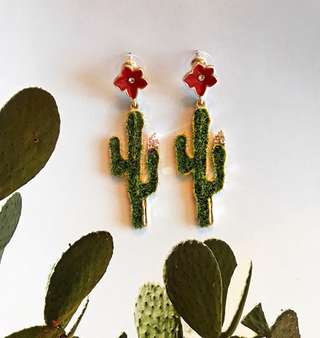 Cactus Earrings