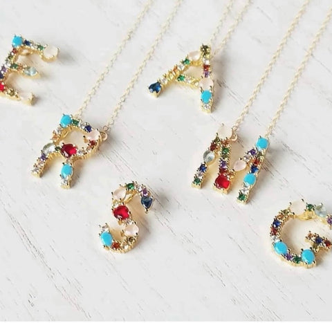 Initial Necklaces