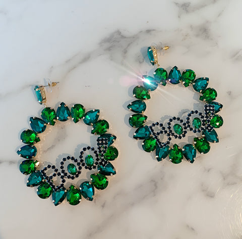 Green Boo Earrings