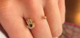 Hamsa Adjustable Ring