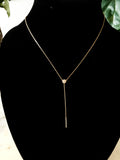 Gold/Silver Plated CZ Lariat