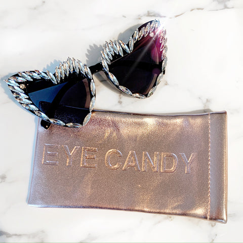 Heart Rhinestone Sunglasses