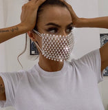 Pearl and Rhinestone Masks