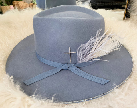 Labradorite Felt Hat