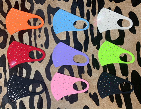 Rhinestone Face Masks