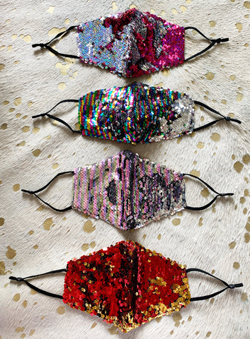 Sequin Masks