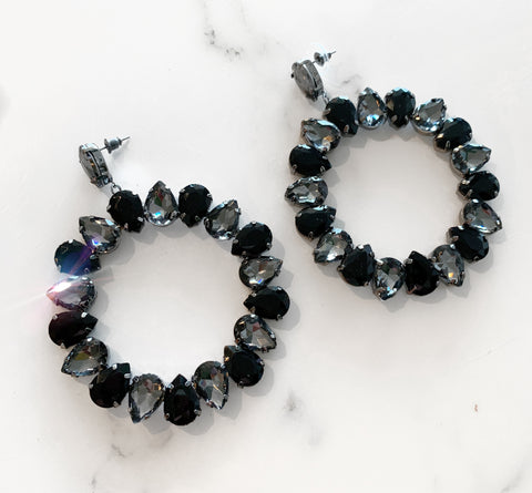 Black Boho Hoops