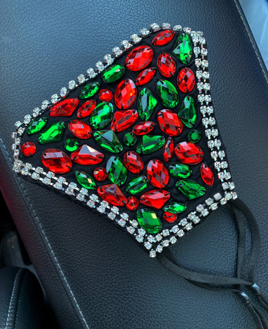 Red and Green Adjustable Mask