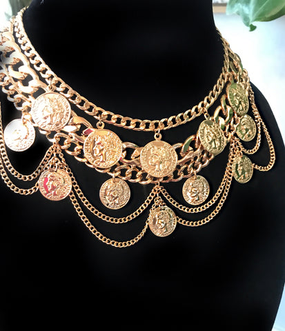 Gold Coin Necklace