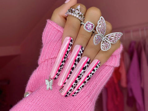 Pink Butterfly Ring