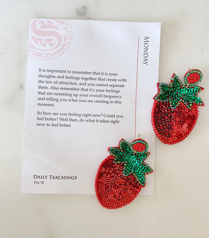 Strawberry Earrings