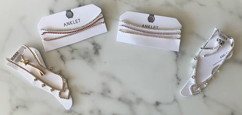 Heart Anklets
