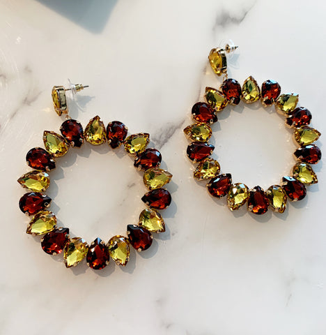 Fall Boho Hoops