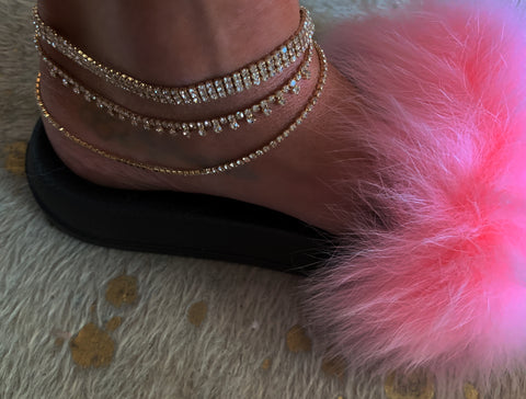 Rhinestone Anklet