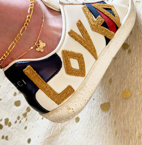 Butterfly Layered Anklet