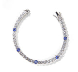 CZ Evil Eye Anklet