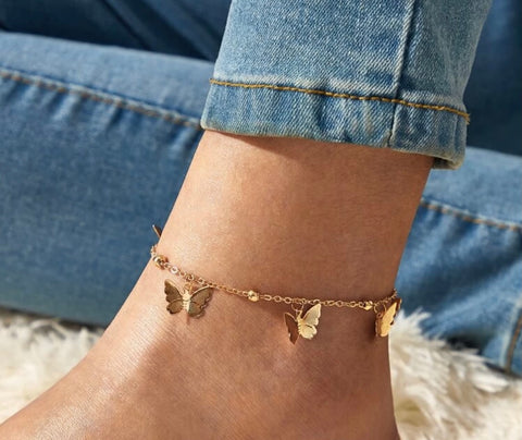 Butterfly BB Anklet