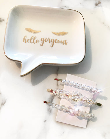 Clear Crystal Clips